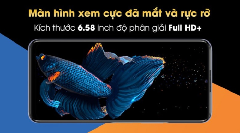 Vivo Y53s c&oacute; độ s&aacute;ng tối đa l&agrave; 450 nits